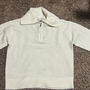 White Long sleeve sweater